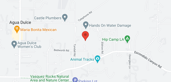 map of 33237 Bober Agua Dulce, CA 91390